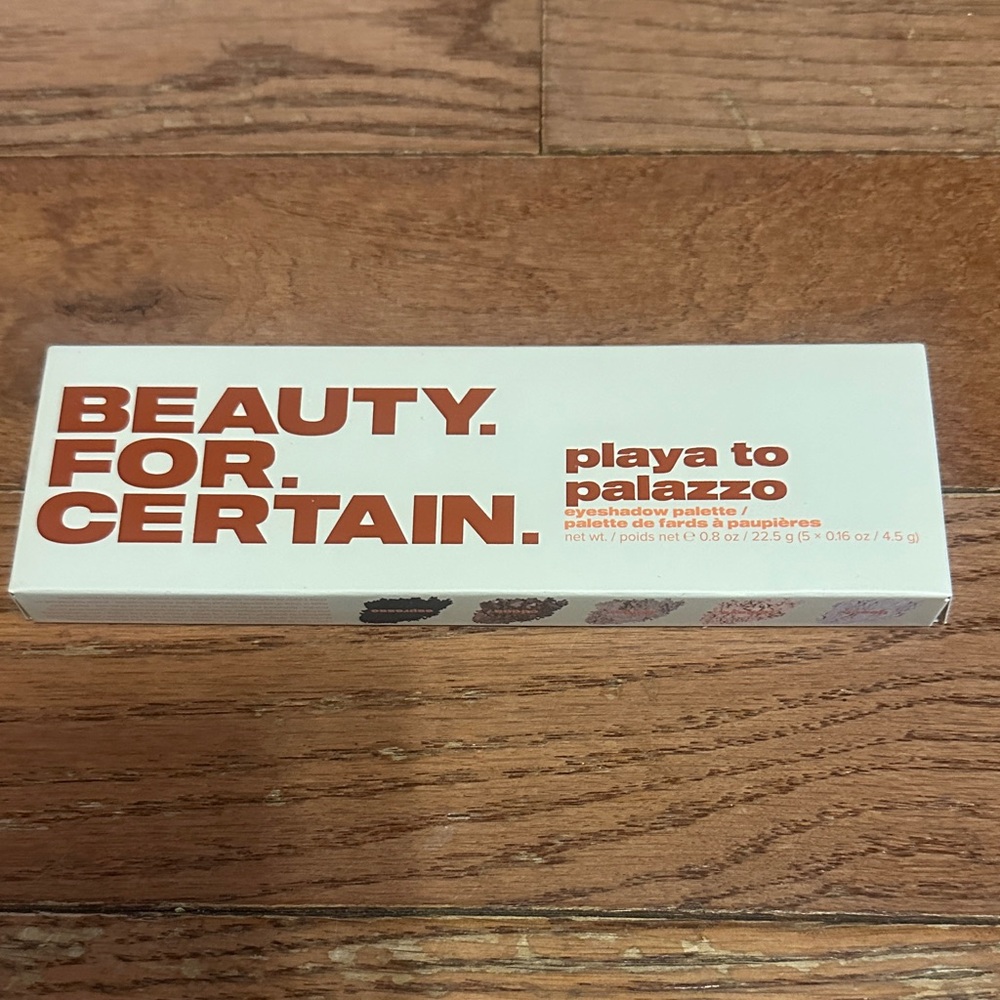 🧡2/$25 Bundle Deal🧡 NWT Beauty for Certain Playa to Palazzo Eyeshadow Palette
